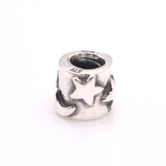 Authentic PANDORA Sun, Moon & Stars Charm - Picture 8 of 12